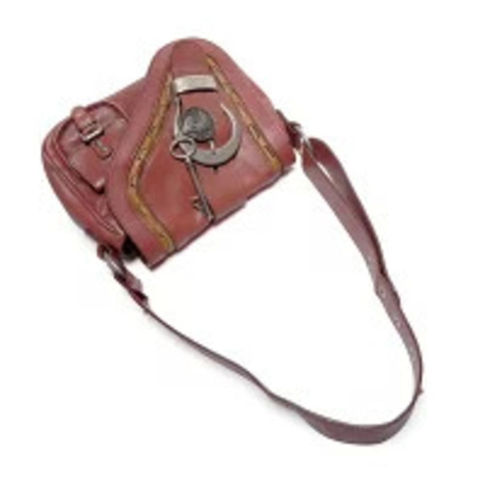 Christian Dior Gaucho Leather Shoulder Bag Red - Picture 9 of 13